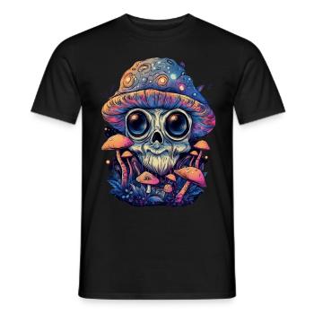Bouffon Trippy - T-shirt homme - noir - Devant - AI Model Male 178 light (178cm)