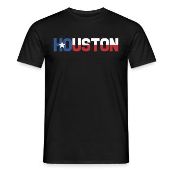Texas Cadeau Huston Austin Dallas El Paso Rodeo - T-shirt homme - noir - Devant - AI Model Male 178 light (178cm)