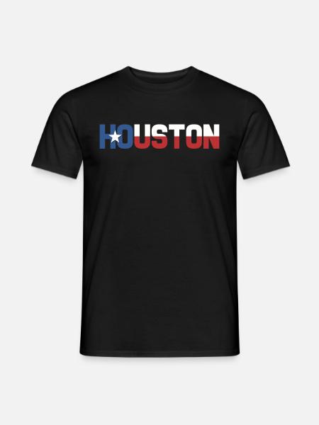 Texas Geschenk Huston Austin Dallas El Paso Rodeo - Männer T-Shirt - Schwarz