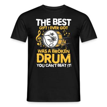 A Broken Drum You Can't Beat It - Männer T-Shirt - Schwarz - Vorne - AI Model Male 178 light (178cm)