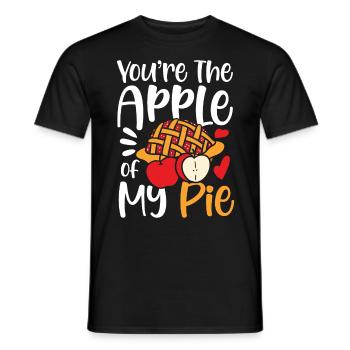 You're The Apple Of My Pie für einen Apple Pie - Männer T-Shirt - Schwarz - Vorne - AI Model Male 178 light (178cm)