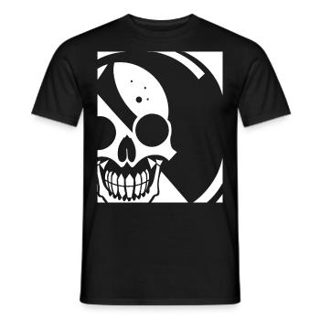 Horror Schädel Schädel Kunst Schädel Gothic Heavy Metal - Männer T-Shirt - Schwarz - Vorne - AI Model Male 178 light (178cm)