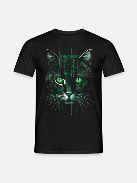 Cat - Men's T-Shirt - black