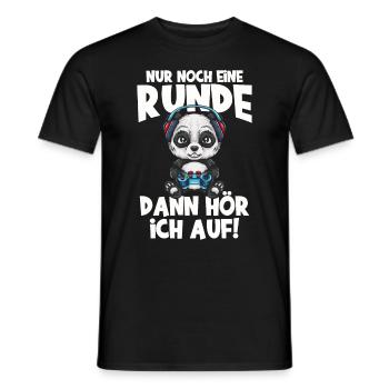 Zocken - Männer T-Shirt - Schwarz - Vorne - AI Model Male 178 light (178cm)
