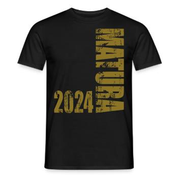 Matura 2024 - Männer T-Shirt - Schwarz - Vorne - AI Model Male 178 light (178cm)
