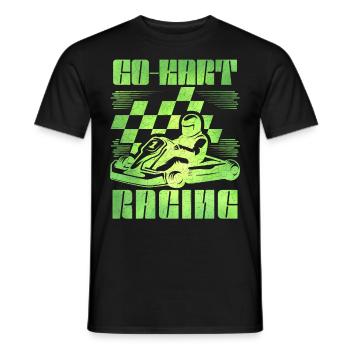 Karting, course, course de karting, pilotes de karting - T-shirt homme - noir - Devant - AI Model Male 178 light (178cm)