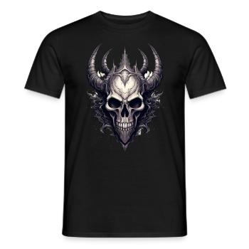 Gothik Okkult Rabe Gotik Schwarze Szene Wicca - Männer T-Shirt - Schwarz - Vorne - AI Model Male 178 light (178cm)
