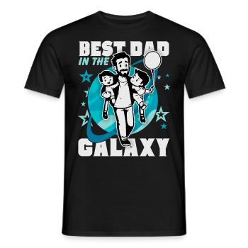 Best Dad, Dad, Father's Day, Dad Daddy Saying - Men's T-Shirt - black - Front - AI Model Male 178 light (178cm)