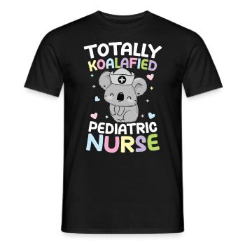 Totally Koalafied Pediatric Nurse - Männer T-Shirt - Schwarz - Vorne - AI Model Male 178 light (178cm)