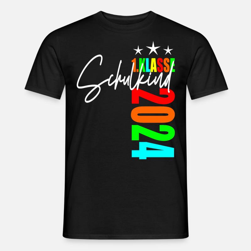 Schulkind 2024 - Männer T-Shirt - Schwarz