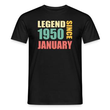 21e anniversaire Décembre Millésime 2002 Millésime - T-shirt homme - noir - Devant - AI Model Male 178 light (178cm)