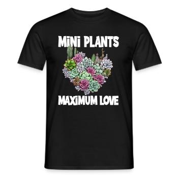 Plants Maximum Love - Männer T-Shirt - Schwarz - Vorne - AI Model Male 178 light (178cm)
