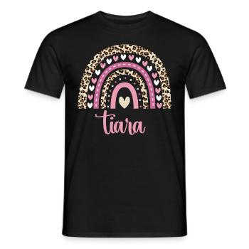 Tiara Regenbogen Name Geburtstag Tiara - Männer T-Shirt - Schwarz - Vorne - AI Model Male 178 light (178cm)