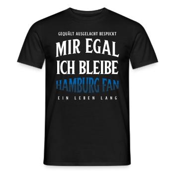 Hambourg Ville hanséatique Allemagne du Nord Bas-allemand - T-shirt homme - noir - Devant - AI Model Male 178 light (178cm)