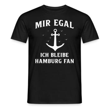 Hambourg Ville hanséatique Allemagne du Nord Bas-allemand - T-shirt homme - noir - Devant - AI Model Male 178 light (178cm)