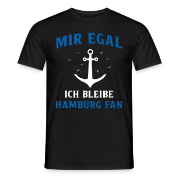 Hambourg Ville hanséatique Allemagne du Nord Bas-allemand - T-shirt homme - noir - Devant - AI Model Male 178 light (178cm)
