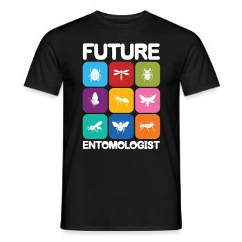 Future Entomologist - Männer T-Shirt - Schwarz - Vorne - AI Model Male 178 light (178cm)