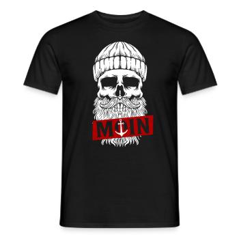 Hamburg Tshirt Men Women Moin Hamburch Hafen - Men's T-Shirt - black - Front - AI Model Male 178 light (178cm)