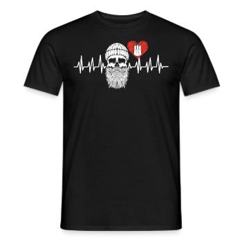 Hamburg Tshirt Men Women Moin Hamburch Hafen - Men's T-Shirt - black - Front - AI Model Male 178 light (178cm)