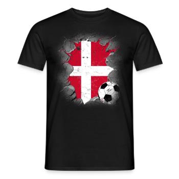 Dänemark Geschenk Europe Nation Denmark Copenhagen - Männer T-Shirt - Schwarz - Vorne - AI Model Male 178 light (178cm)