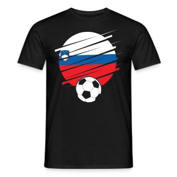 Slowenien Geschenk Europe Nation Slovenija - Männer T-Shirt - Schwarz - Vorne - AI Model Male 178 light (178cm)