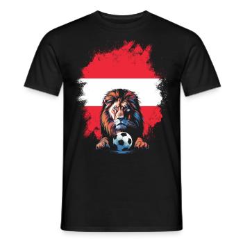 Austria Österreich Wien Steiermark Tirol - Männer T-Shirt - Schwarz - Vorne - AI Model Male 178 light (178cm)
