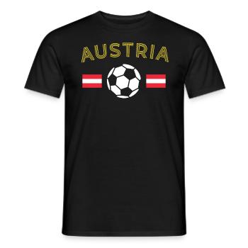 Austria Österreich Wien Steiermark Tirol - Männer T-Shirt - Schwarz - Vorne - AI Model Male 178 light (178cm)