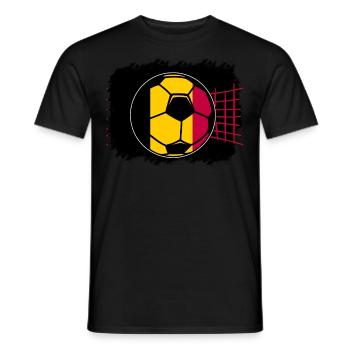 Belgien Belgique Belgie Belgium Brüssel Fußball - Männer T-Shirt - Schwarz - Vorne - AI Model Male 178 light (178cm)