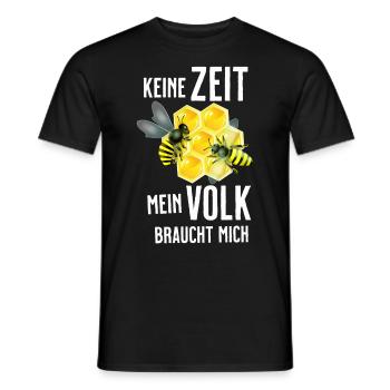 Beekeeper Tshirt Honey Bee Beekeeping Beekeeper - Men's T-Shirt - black - Front - AI Model Male 178 light (178cm)