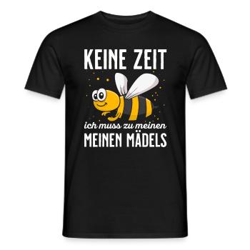 Beekeeper Tshirt Honey Bee Beekeeping Beekeeper - Men's T-Shirt - black - Front - AI Model Male 178 light (178cm)