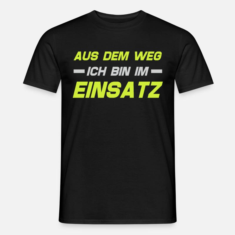 Firefighter Tshirt Firefighter Firefighter 112 - Men’s T-shirt - black