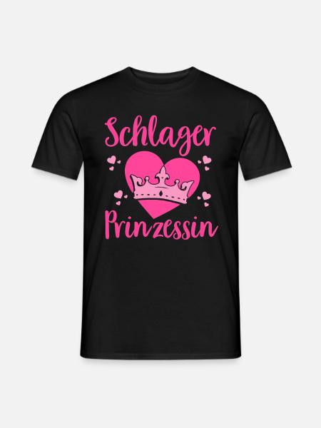 Schlager Tshirt Women's Schlager Party Costume Party - Men's T-Shirt - black