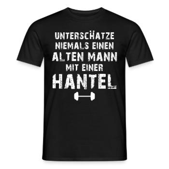 T-shirt de gymnastique drôle de remise en forme Gym d’entraînement - T-shirt homme - noir - Devant - AI Model Male 178 light (178cm)