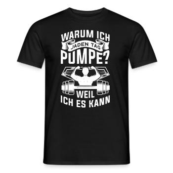 T-shirt de gymnastique drôle de remise en forme Gym d’entraînement - T-shirt homme - noir - Devant - AI Model Male 178 light (178cm)
