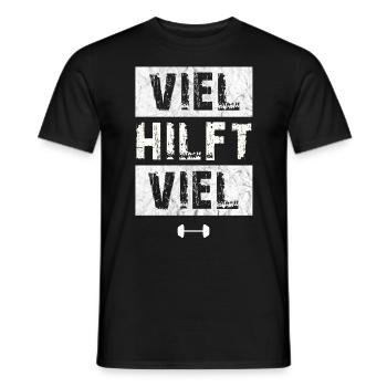 Gym Tshirt Lustig Fitness Workout Fitnessstudio - Männer T-Shirt - Schwarz - Vorne - AI Model Male 178 light (178cm)