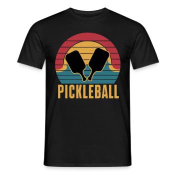 Pickleball für einen Pickleballspieler - Männer T-Shirt - Schwarz - Vorne - AI Model Male 178 light (178cm)