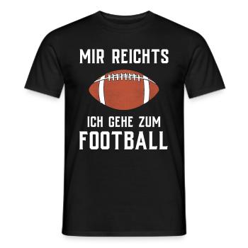 American Football Gift Kids Football Player - Men's T-Shirt - black - Front - AI Model Male 178 light (178cm)