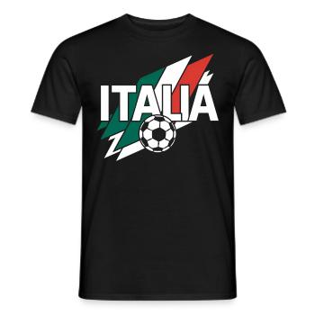 Maillot Italie 2024 Italie Italie Rome Turin Milan - T-shirt homme - noir - Devant - AI Model Male 178 light (178cm)