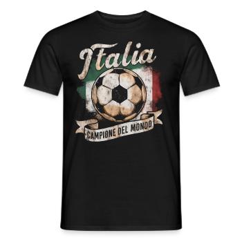 Maillot Italie 2024 Italie Italie Rome Turin Milan - T-shirt homme - noir - Devant - AI Model Male 178 light (178cm)