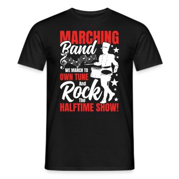 Marching Band We March To Our Own Tune - Männer T-Shirt - Schwarz - Vorne - AI Model Male 178 light (178cm)