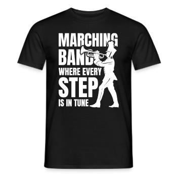 Marching Band Where Every Step Is In Tune - Männer T-Shirt - Schwarz - Vorne - AI Model Male 178 light (178cm)