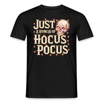 Halloween Squelette Effrayant Effrayant Horreur Fête - T-shirt homme - noir - Devant - AI Model Male 178 light (178cm)
