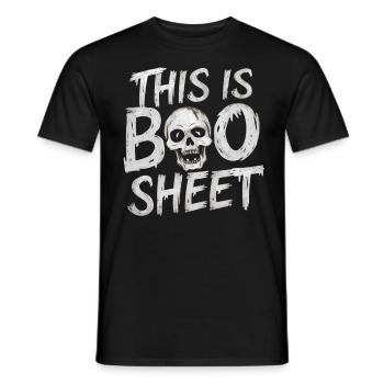 Halloween Squelette Effrayant Effrayant Horreur Fête - T-shirt homme - noir - Devant - AI Model Male 178 light (178cm)