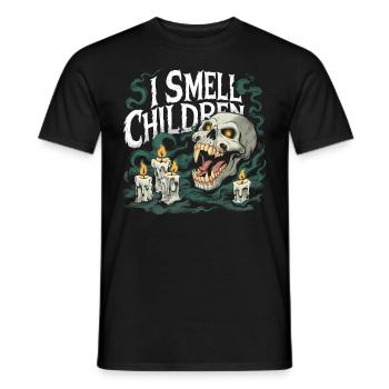 Halloween Squelette Effrayant Effrayant Horreur Fête - T-shirt homme - noir - Devant - AI Model Male 178 light (178cm)