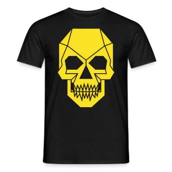 Halloween Kostüm Kürbis Scary Spooky Horror Party - Männer T-Shirt - Schwarz - Vorne - AI Model Male 178 light (178cm)