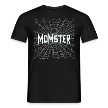 Halloween Kostüm Kürbis Scary Spooky Horror Party - Männer T-Shirt - Schwarz - Vorne - AI Model Male 178 light (178cm)