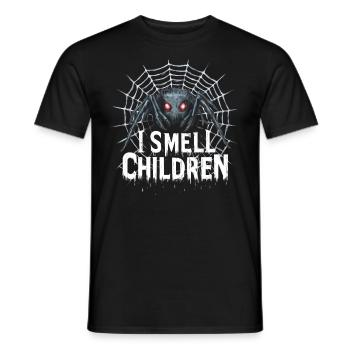 Halloween Kostüm Kürbis Scary Spooky Horror Party - Männer T-Shirt - Schwarz - Vorne - AI Model Male 178 light (178cm)