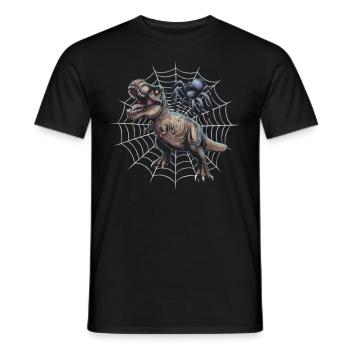 Halloween Kostüm Kürbis Scary Spooky Horror Party - Männer T-Shirt - Schwarz - Vorne - AI Model Male 178 light (178cm)