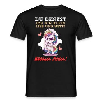 Tshirt drôle Humour drôle Sarcasme Femmes Mignon - T-shirt homme - noir - Devant - AI Model Male 178 light (178cm)