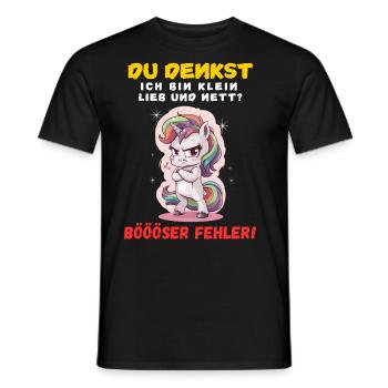 Tshirt drôle Humour drôle Sarcasme Femmes Mignon - T-shirt homme - noir - Devant - AI Model Male 178 light (178cm)